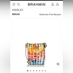 Brahmin leather crossbody